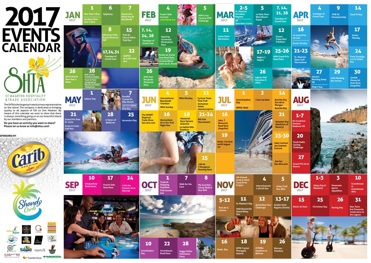 SHTA & Carib launched the 1st Annual Event Calendar