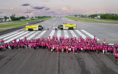 Princess Juliana International Airport Welcomes the Princess Walk to its Runway for the First Time