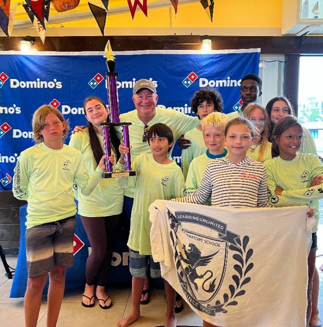 LU Overall Winner Of The 5th Annual Domino’s Interschool Dinghy Sailing Championship 2022