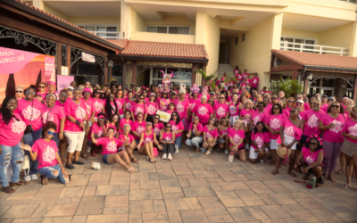 Four Full Boats and Over 300 Supporters Come Together for Aqua Mania Adventures’ Pink Sunset Sail raising over $11,000