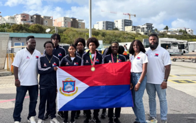 Princess Juliana International Airport Hosts Water Cannon Salute for Returning CARIFTA Athletes