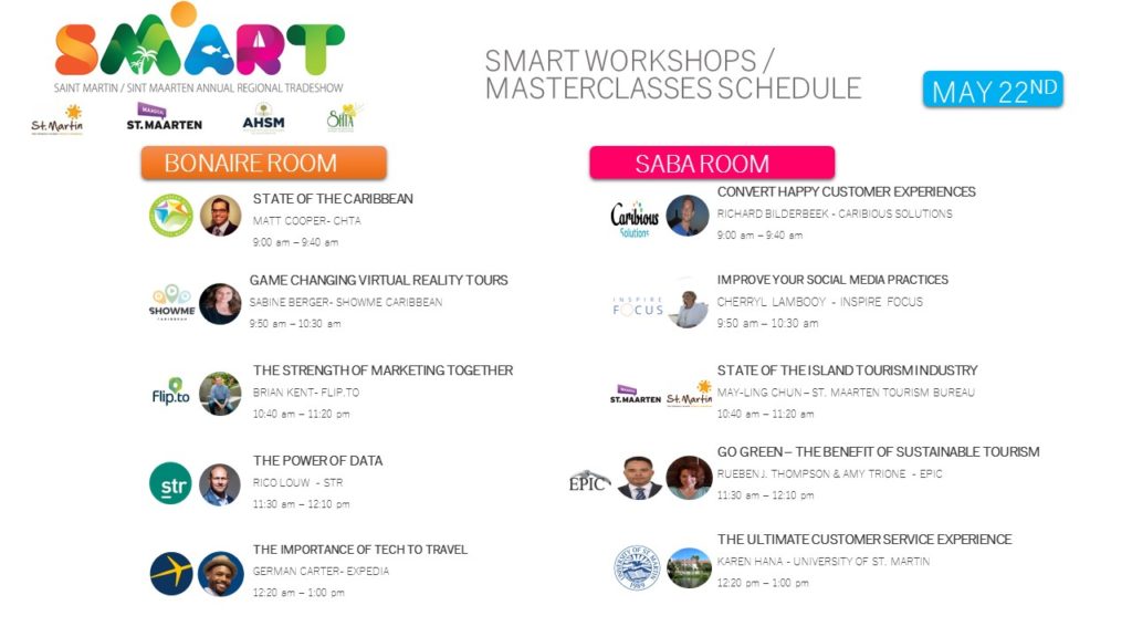 SMART Workshops / Masterclasses Schedule | SHTA