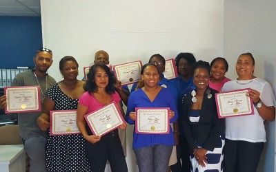Nine persons Receive Certification for SHTA