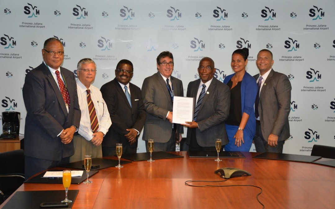 WINAIR signs Ground Handling Concession with SXM Airport